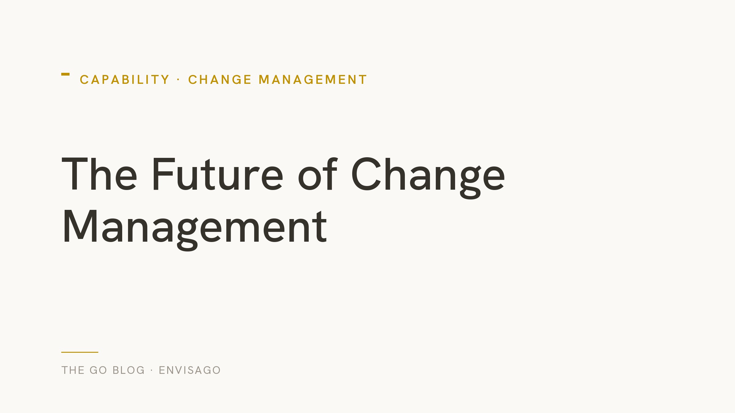 AI and Emerging Trends: The Future of Change Management
