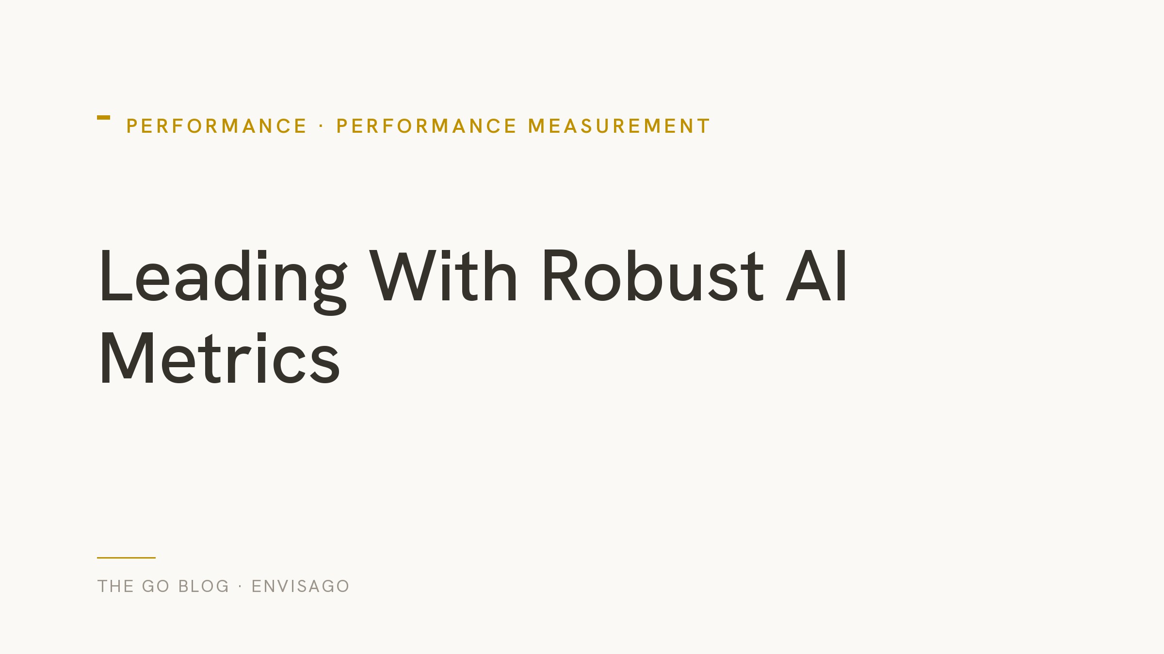 Leading the Future: Automation and AI Success Through Robust Metrics