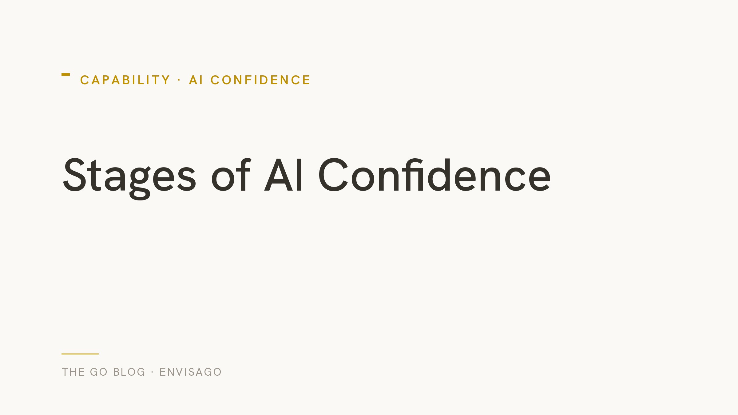 Stages of AI Confidence: How to Measure and Improve AI Skills