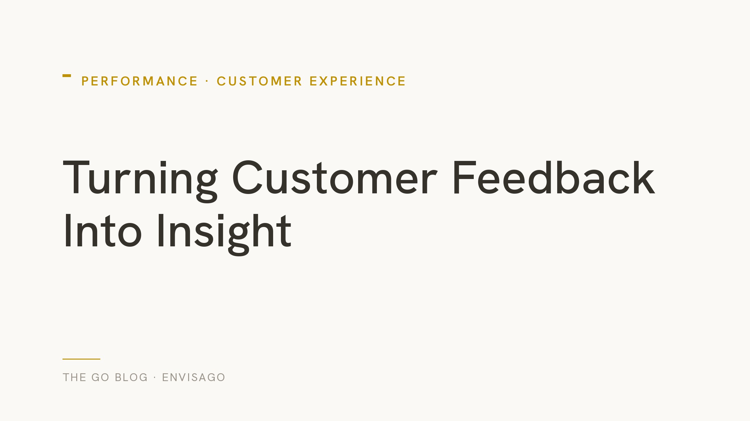The Role of AI in Transforming Customer Feedback into Actionable Insights